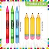 6pcs Inflatable Crayons, Large Pencil Balloons Inflatable Pencil Jumbo Neon