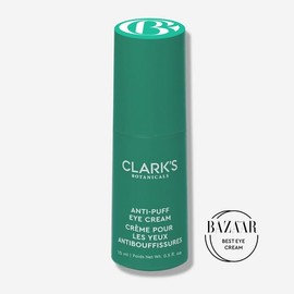 Clark's Botanicals Anti-Puff Eye Cream: Reduce Puffiness Under Eyes & Instantly Ageless Facelift with Hyaluronic Acid, Vitamins C & E, Caffeine & Jasmine Extract (0.5 Fl Oz (Pack of 1))
