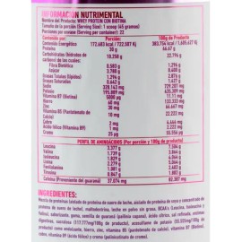 Whey Protein Biotina Fresa (proteína Bariatrica) 1 Kg Protgt