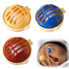 Colorich Pack of 3 Pet Hair Remover, Washing Machine, Reusable, Cat Hair Remover, Washing Machine, Lint Balls Washing Machine, Hair Catcher Washing Machine for Removing, Pet Hair, Lint