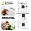 ENGO E901RF Wireless Thermostat 7 Day Programmable Central Heating Controller