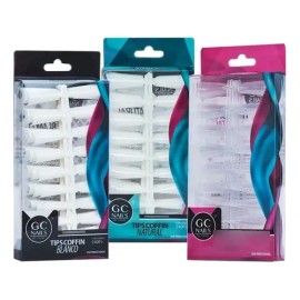 Tips Coffin 240 Pzs, Color A Elegir, Uñas Manicure, Gc Nails                                                                                          
