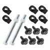 16Pcs Front Leaf Spring Bracket Mounting Kit with Eye Bolts