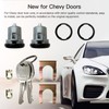 1 Pair Replacement Door Lock Cylinders with Keys for Pontiac