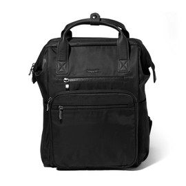 Baggallini Chelsea Laptop Backpack, Black Twill