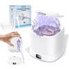 IAULF Ultrasonic Retainer Cleaner Machine, Dental Cleaning Pod, Sonic Retainer