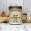 Happy Thanksgiving Candle, Thanksgiving Gift, Fall Candles, Thanksgiving Day Gift,