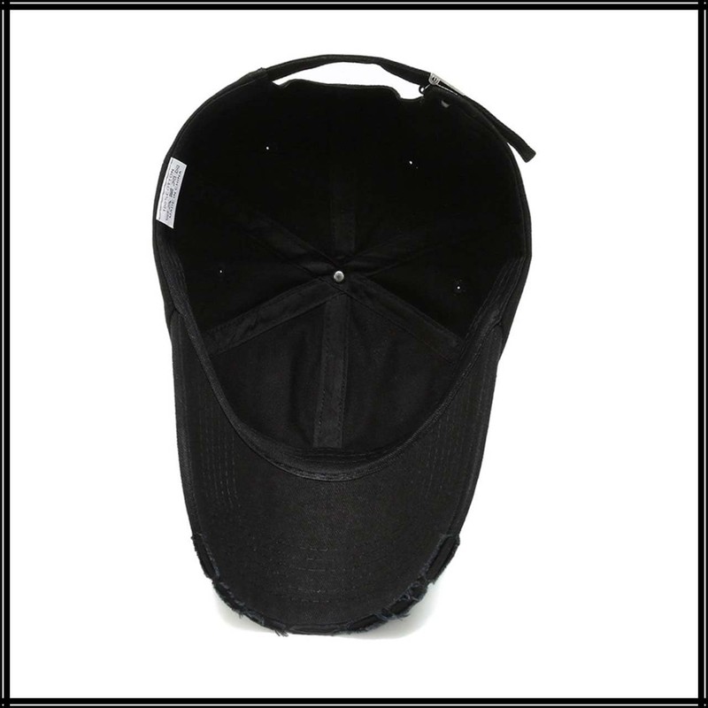 White Fang CA957 Baseball Cap, Distressed Cap, Stylish, Stylish, Cool,