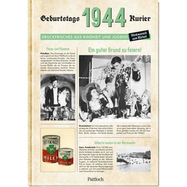 1944 - Geburtstagskurier: Druckfrisches aus Kindheit und Jugend | Geburtstagszeitung als Geschenk zum 80. Geburtstag