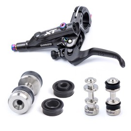 JFOYH Titanium Bicycle Brake Lever Piston for Shimano XT M785/M8000 SLX M7000 Hydraulic Disc Brake System Repair Parts-2 pistons with 4 sealing rings