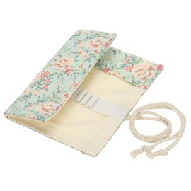 PATIKIL Color Pencil Organizer, 12 Slots Colored Pencil Holder Bag Artist Pencil Organizer Roll Art Supplies Organizing for Pencil Brush Marker Outdoor