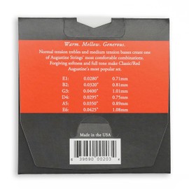 AUGUSTINE Augustine Classic Guitar String Red Set