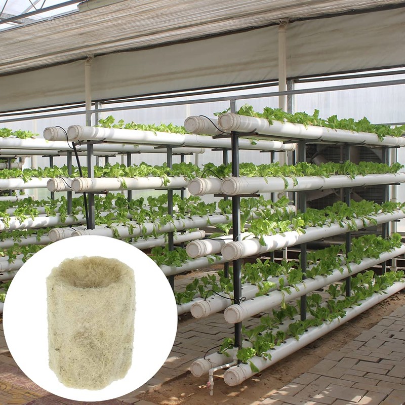 20 Pcs Rockwool Starter Plugs Hydroponic Seedling Blocks Soilless Cultivation