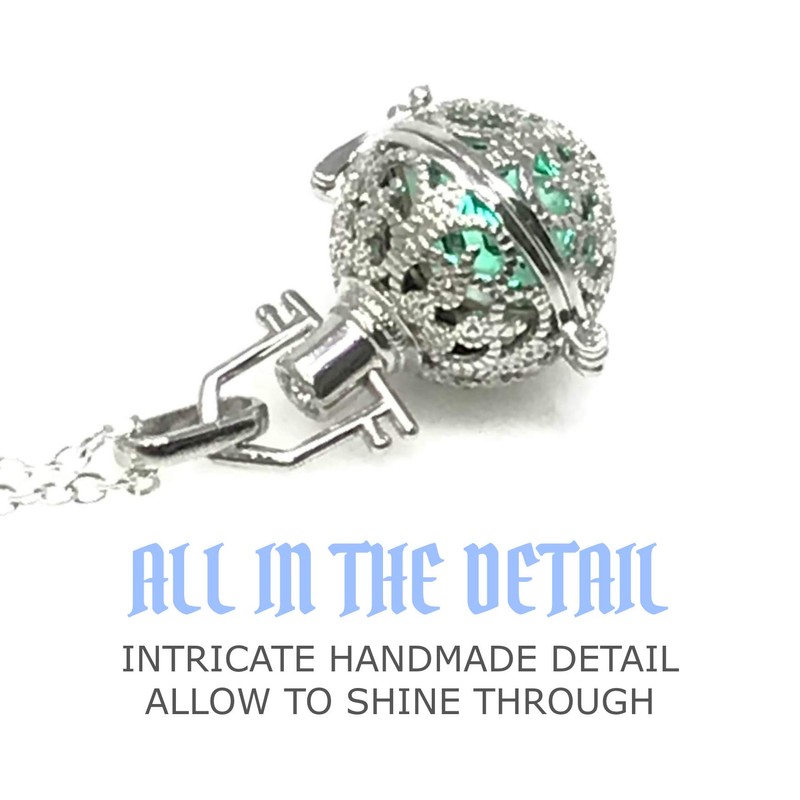 UMBRELLALABORATORY Steampunk FIRE Necklace - Pendant Glow Locket - Great