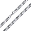 Heavy Duty Biker Jewelry Men Solid Curb Link Chain Necklace