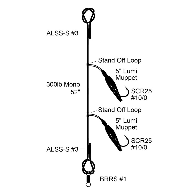 Cox & Rawle Fish Locker Signature 2 Hook Wrecking Rig
