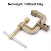 HITBOX Welding Ground Clamp Brass 0.75kg Full Cooper 400Amp High