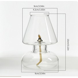 Glass Oil Lamp, Kerosene Lamp, Vintage Kerosene Lamp, Paraffin Oil Lamp, Romantic Atmosphere Table Oil Lamp