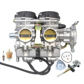 SVKZGFZ Carburetor for Yamaha Raptor 660 660R YFM660 YFM660R (2001-2005) ATV Quad Carb 5LP-14900-30-00, with Fuel Petcock Valve
