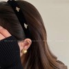 Velvet Bee Fabric Headband for Women - Stylish Hair Accessory for Face Washing & Outings 13cm 2ea