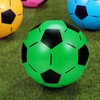 12 x plastic ball, football ball, 20 cm