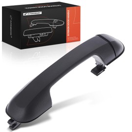 A-Premium Front or Rear Side Exterior Door Handle Compatible with Ford Transit Connect 2010 2011 2012 2013, Textured Black, Replace# 2T14-V22404-AD