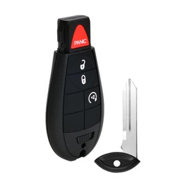 Lezhey Key Fob Replacement Fits for 2013-2021 Dodge Ram 1500 2500 3500 4500 5500 Smart Car Keyless Entry Remote Control Start Key Fob (GQ4-53T, GQ453T) 4 Buttons Keys