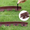 QWORK Garden Edging, 40ft x 2 in Polyethylene Landscape Edging