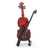 1/6 Violin Model Miniature Doll House Accessory Decoration Ornament Instrument