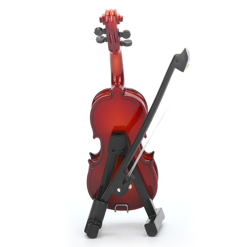 1/6 Violin Model Miniature Doll House Accessory Decoration Ornament Instrument