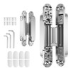 7" 2 pcs Hidden Hinges for Doors Invisible Hinges Concealed