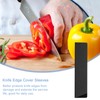 uxcell Knife Edge Guards 9.8"x2.2" ABS Knife Cover Sleeves Knife