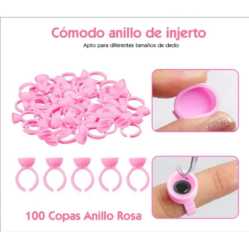 200 Microbrush+100 Parches Hidrogel+100 Cepillos+100 Anillo