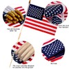 50 Pcs 12x18 Inch American Flags on Stick, American Flags,