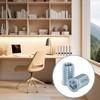 Pack of 100 screw-in nuts, M6/M8/M10 threaded insert, wooden screw