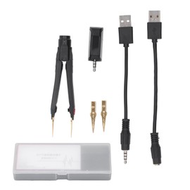Mini Digital Tweezers Portable Smart LCR Tester with Signal Generator for Electronic Detection