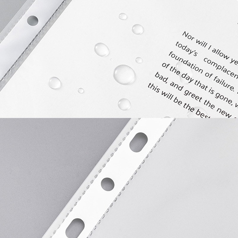 A4 Sheet Protectors, Clear 100x Refillable Loose Leaf Sheets fit