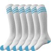 juDanzy 3 Pairs of Knee High Boys or Girls Stripe