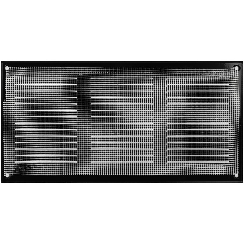 Vent Systems 12'' x 6'' Inch (Overall Dimensions) - Black