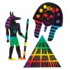 Baker Ross AW703 Ancient Egypt Scratch Art Magnets (Pack of