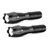 XYSRZ Military Grade Tactical Flashlight Single Mode Zoomable LED Flashlight
