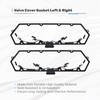 GESEXI Valve Cover Gasket Kit with 8 Glow Plugs &