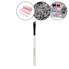 Gracia Jinbee Smile Nail Brush Gel Nail Brush + 30 Parts / 그라시아 진비 스마일 네일 브러쉬 젤네일 붓+파츠 30개