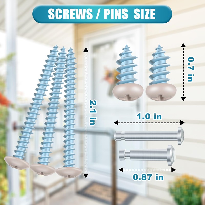 Dreyoo Storm Door Closer Kit Compatible with Andersen/Emco/Larson/40201/Pella, Screen Door