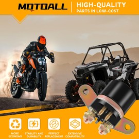 MOTOALL VTX1800 Starter Relay Solenoid for 2002-08 Honda VTX 1800 VTX 1800