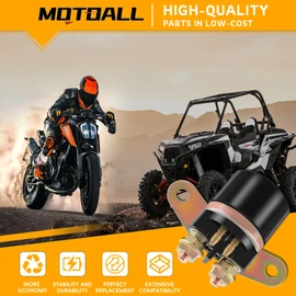 MOTOALL VTX1800 Starter Relay Solenoid for 2002-08 Honda VTX 1800 VTX 1800