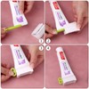 2pcs Rolling Tube Toothpaste Squeezer Toothpaste Seat Holder Stand for
