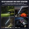 Rechargeable Tactical Flashlights, High Lumens Small Mini USB-C LED Flashlight,