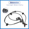 VekAuto Front Left ABS Wheel Speed Sensor No.95670-D3000 for Hyundai