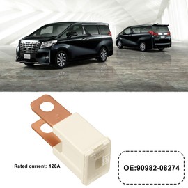 YINETTECH Car Alternator Fuse 90982-08274 120A Compatible with Toyota Compatible with Toyota Alphard 3 Generation